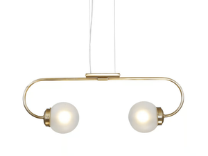 OTTONE 1 - Handmade brass pendant lamp _ Patinas Lighting